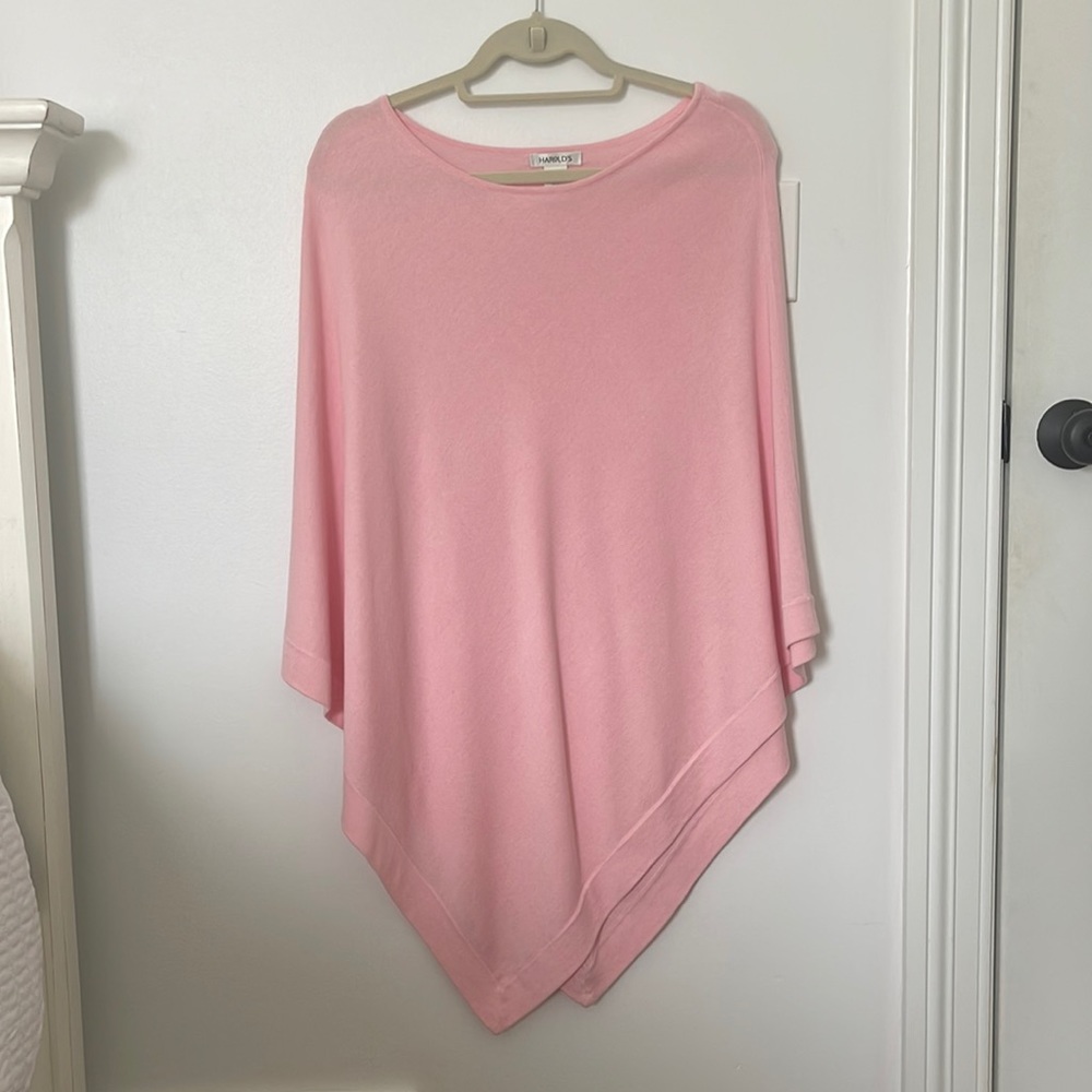 Harold's Pink Poncho Sweater